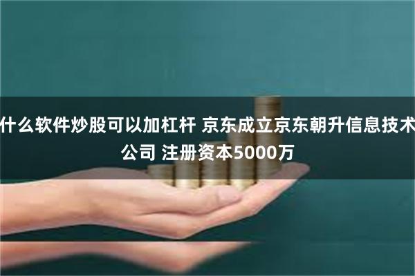 什么软件炒股可以加杠杆 京东成立京东朝升信息技术公司 注册资本5000万